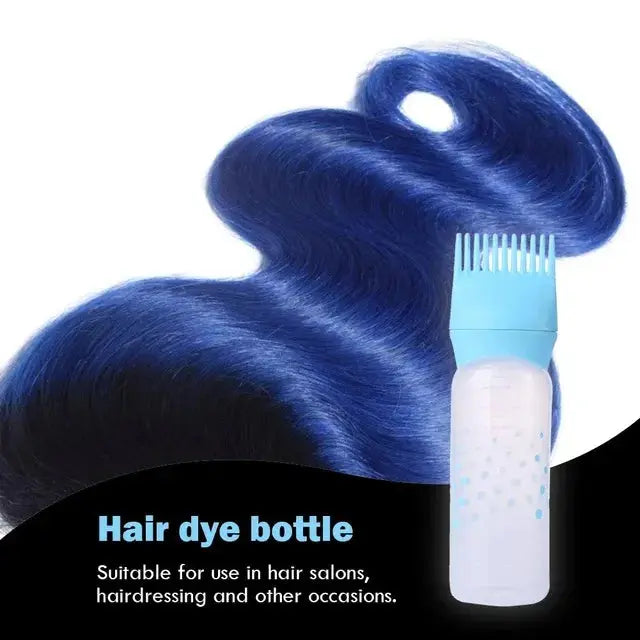 hair dye bottle comb tip close up – precision root application – BeautiVox Pakistan