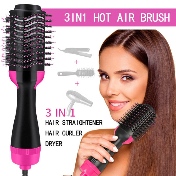 3 in 1 hot air brush original packaging hair dryer brush Pakistan – BeautiVox COD