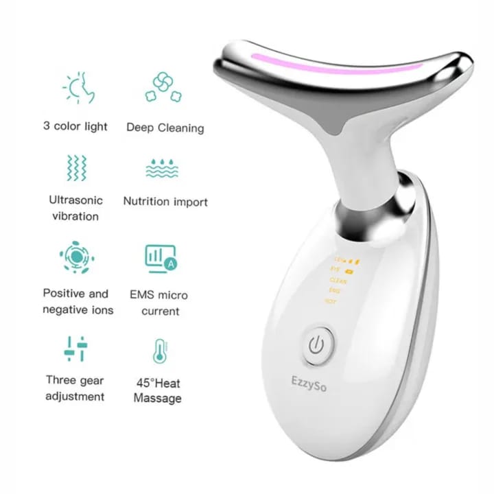 EMS facial massager 7 color LED face mask Pakistan – glow skin anti aging device – BeautiVox Pakistan