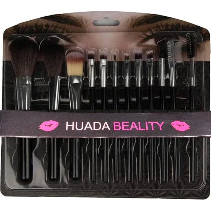 12 Piece Makeup Brush Set Pakistan – Original Sealed Packaging – BeautiVox Pakistan