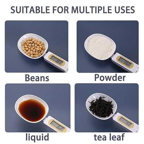 Measuring spoon scale