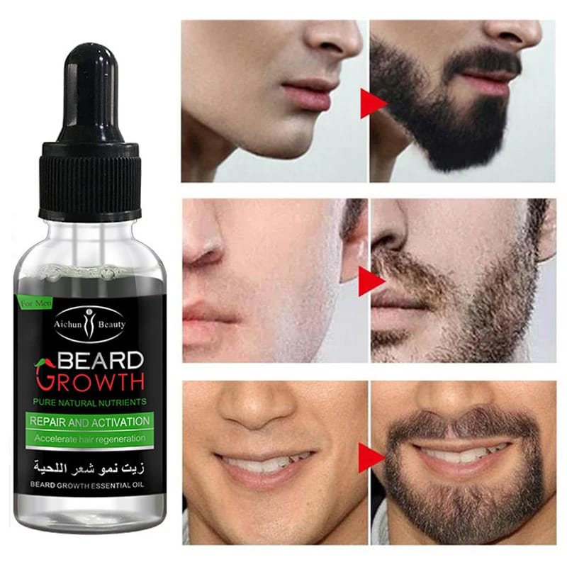 Men Beard Oil – Beard Growth Bottle with Dropper – BeautiVox Pakistan