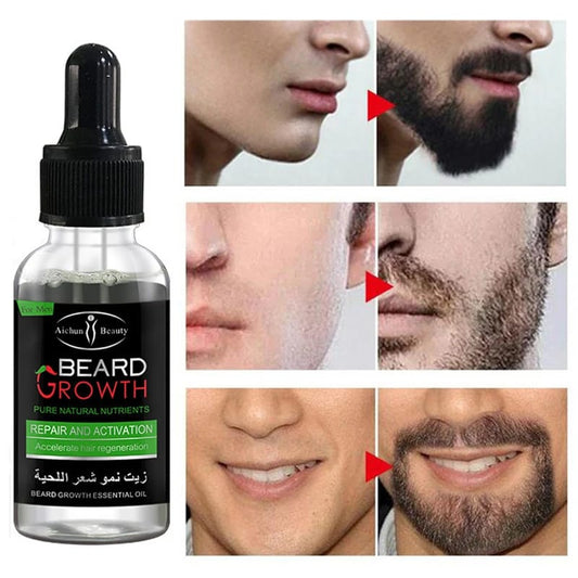 Men Beard Oil – Beard Growth Bottle with Dropper – BeautiVox Pakistan