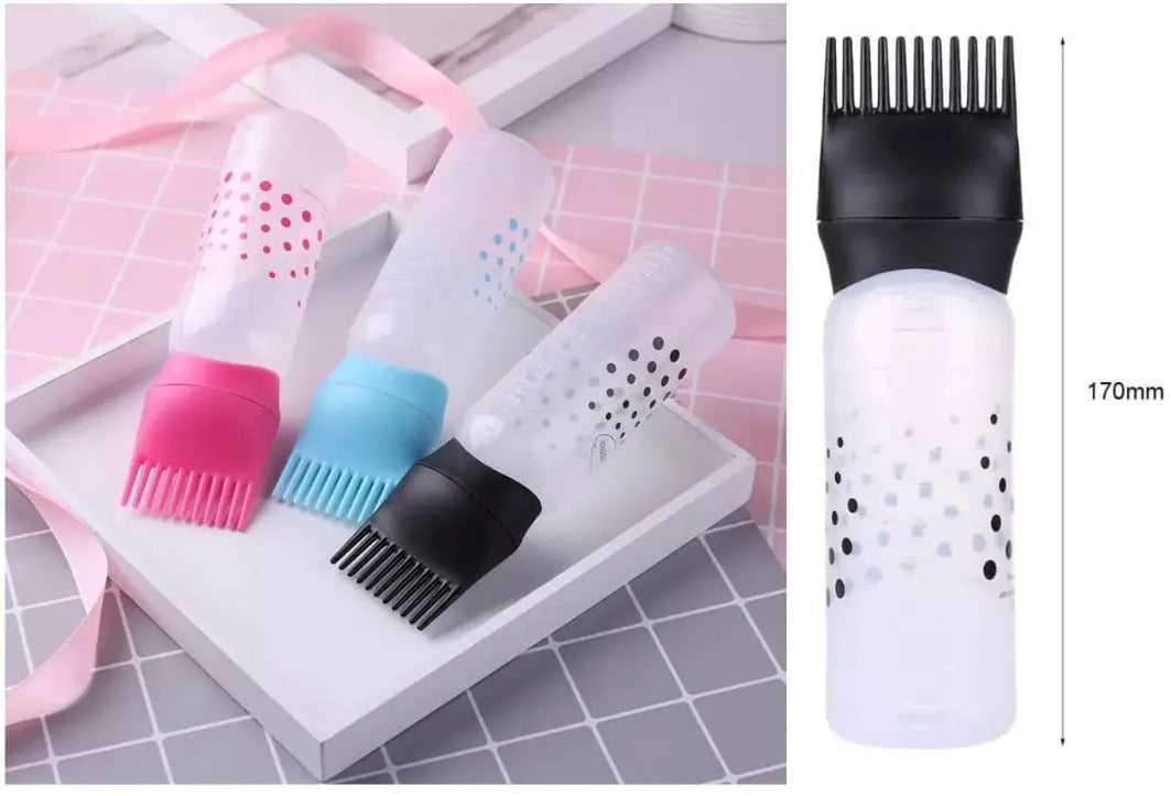 Root comb applicator bottle original packaging – best hair oil applicator in Pakistan – BeautiVox