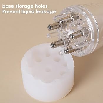 Scalp oil applicator bottle comb tip close up – precision root application – BeautiVox Pakistan