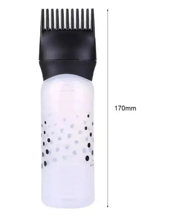 3 Hair Oil & Dye Comb Applicator Bottle – Mess-Free Hair Coloring & Scalp Oiling Tool | Pakistan COD BeautiVox