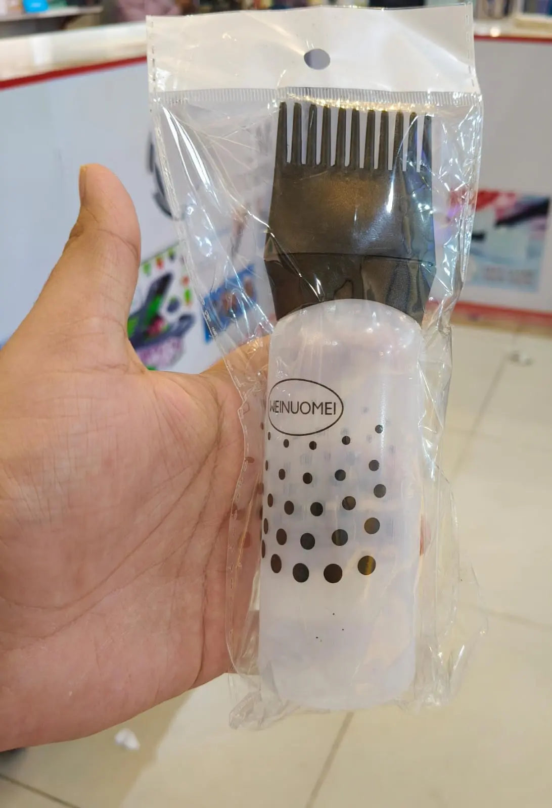3 Hair Oil & Dye Comb Applicator Bottle – Mess-Free Hair Coloring & Scalp Oiling Tool | Pakistan COD BeautiVox