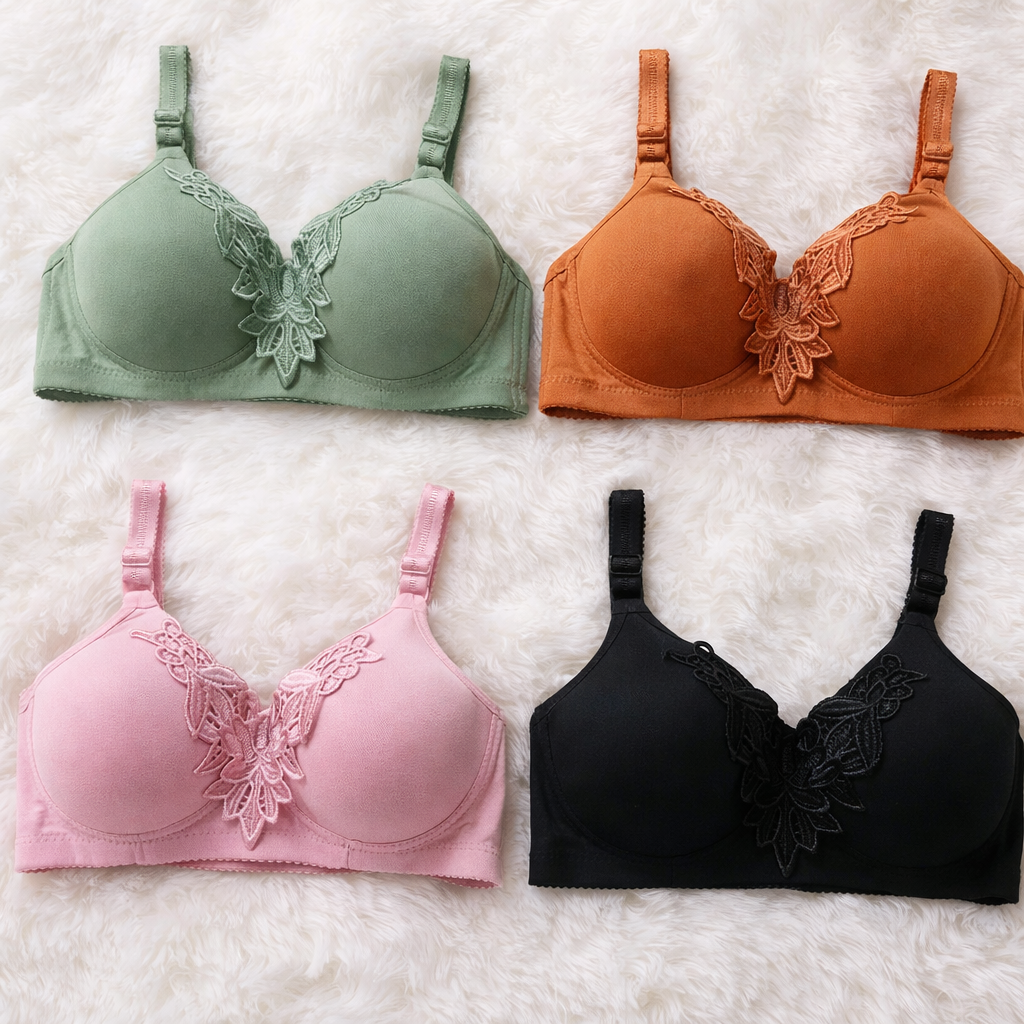 Soft nylon bra breathable lawn cotton fabric close up summer cool – BeautiVox Pakistan