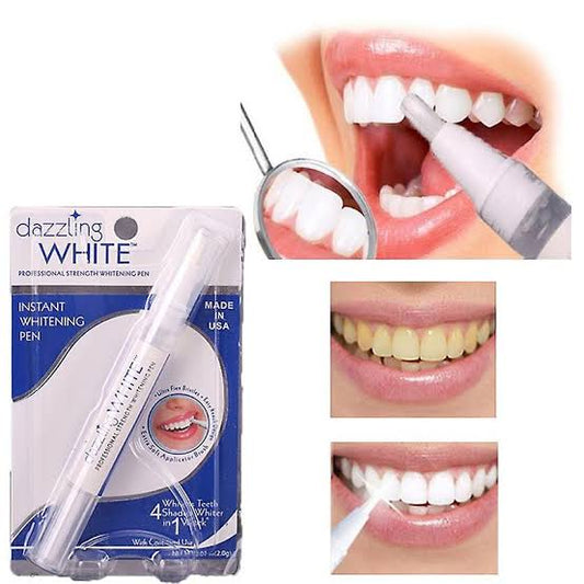 Pakistani woman applying best teeth whitening pen on yellow teeth at home – BeautiVox Pakistan