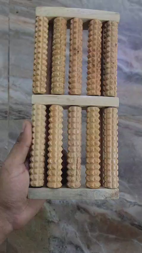 Wooden Foot Massager