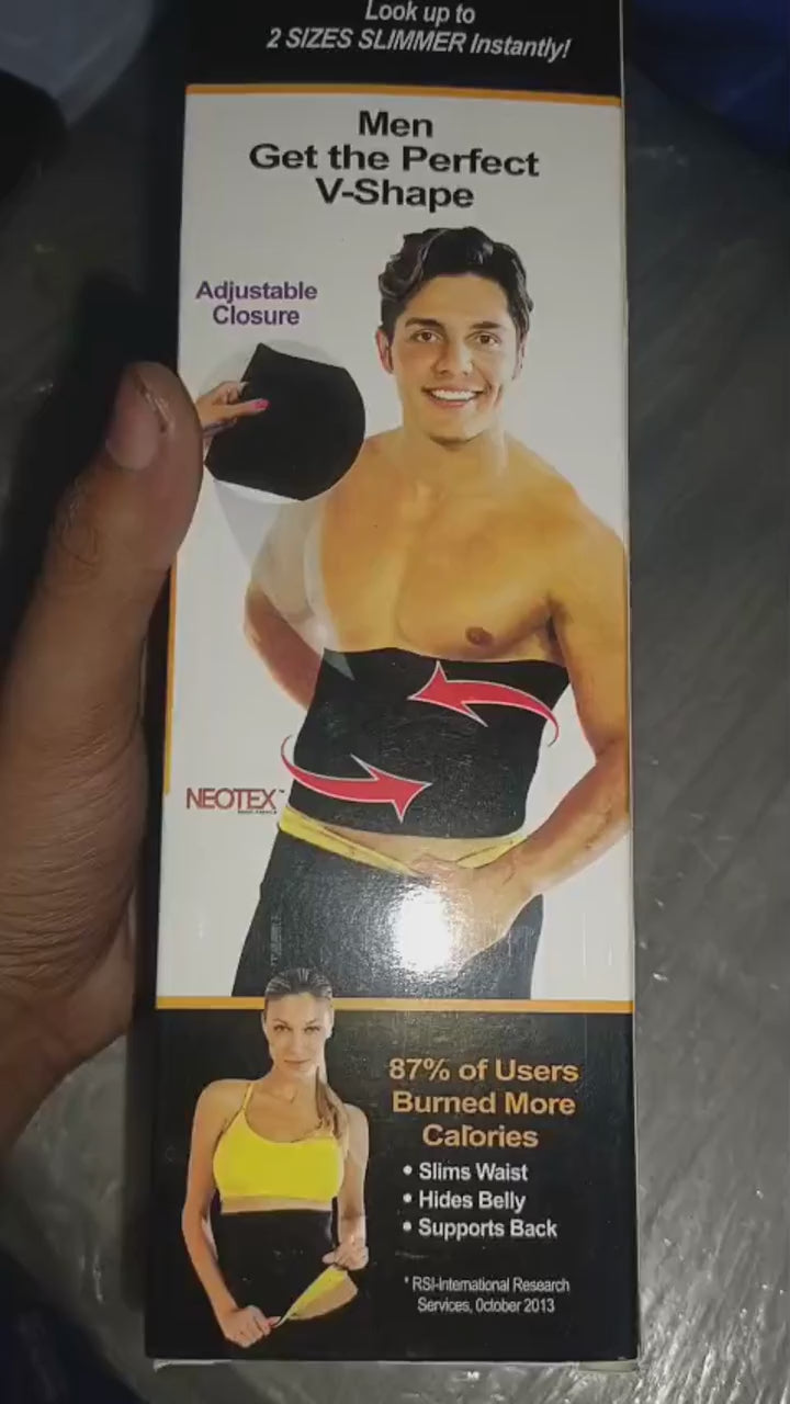 Slim Belt Price in Pakistan – Adjustable Velcro Strap Close-Up – BeautiVox Pakistan