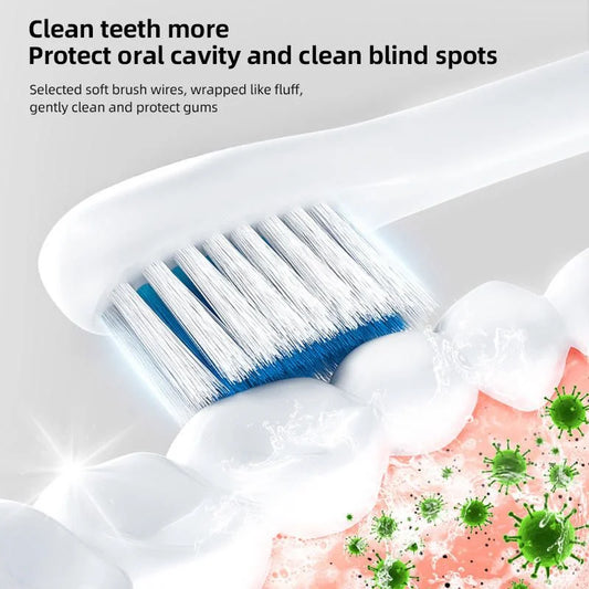 Electric Toothbrush – Person Brushing Teeth with Device – BeautiVox Pakistan