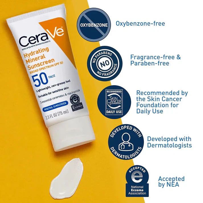 CeraVe skincare combo kit original 4-product packaging sunscreen cleanser night cream retinol – BeautiVox Pakistan